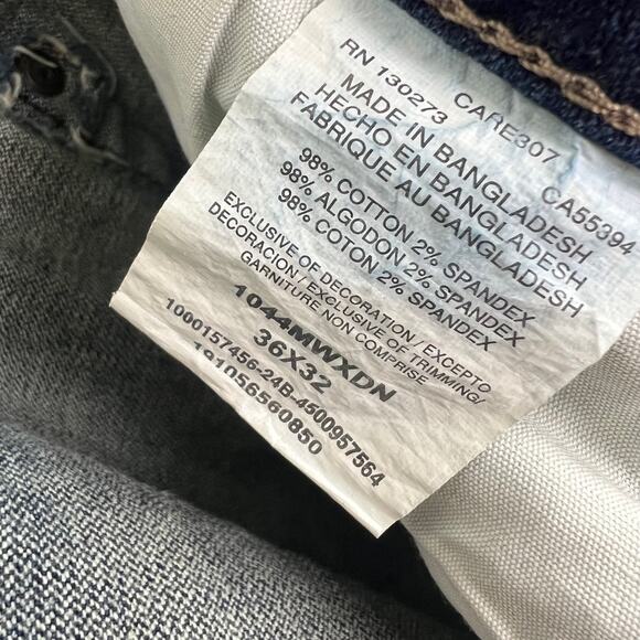 Wrangler 20X Mens Size 36x32 Style 44 Slim Straight Denim Jeans Western Rodeo - Picture 7 of 7